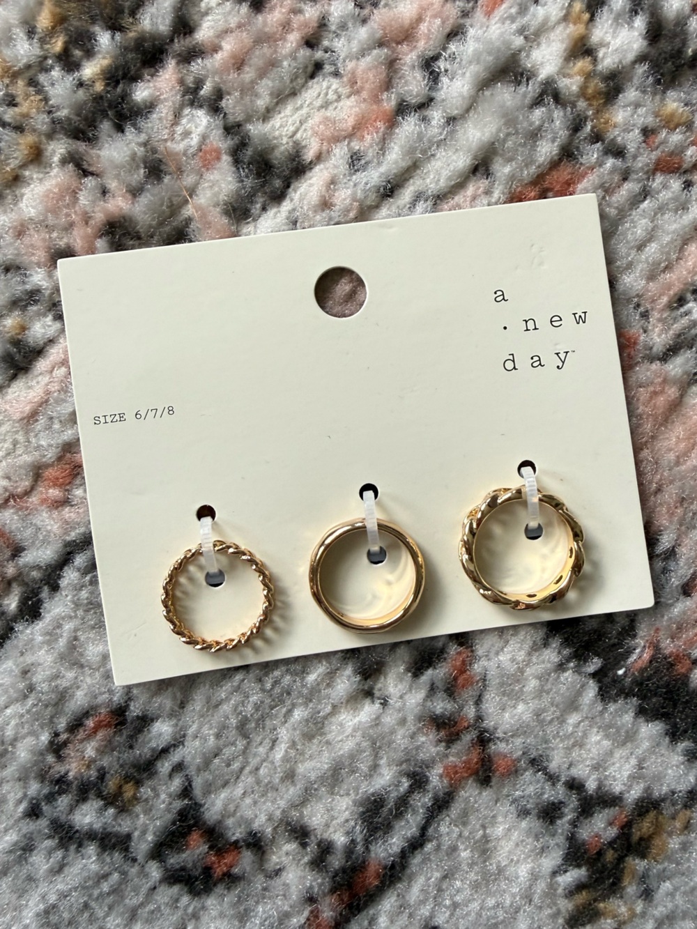NEW- A New Day Set of Three (3) Rings